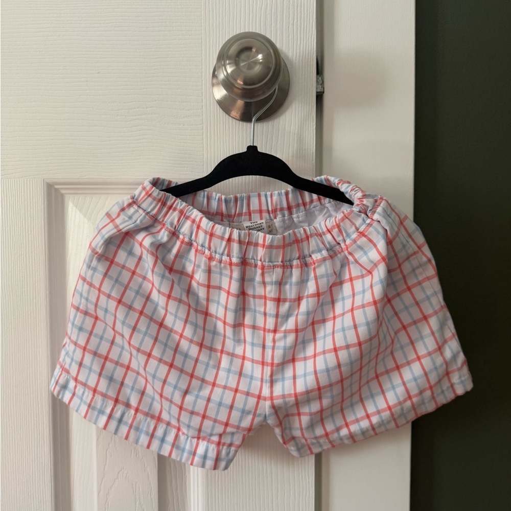 Toddler Plaid Elastic Waist Shorts